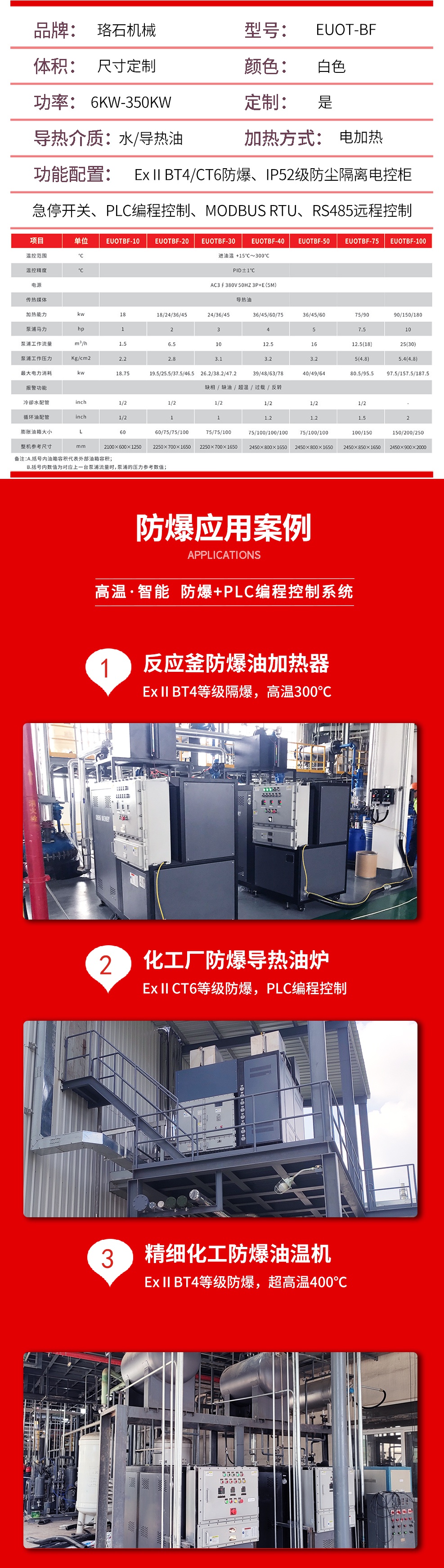 防爆冷热一体机参数